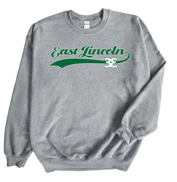 East Lincoln 33 Cursive - Crewneck Sweatshirt