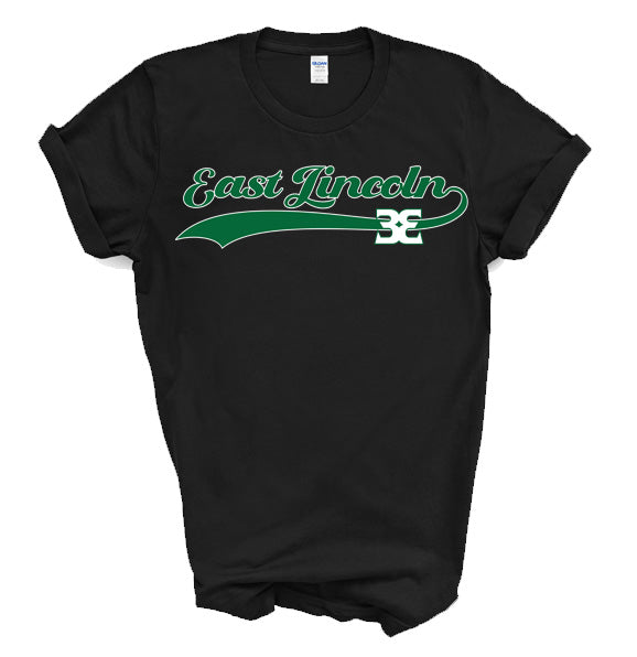 East Lincoln 33 Cursive - PERSONALIZED Youth Short Sleeve Tee