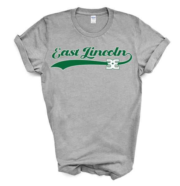 East Lincoln 33 Cursive - PERSONALIZED Youth Short Sleeve Tee