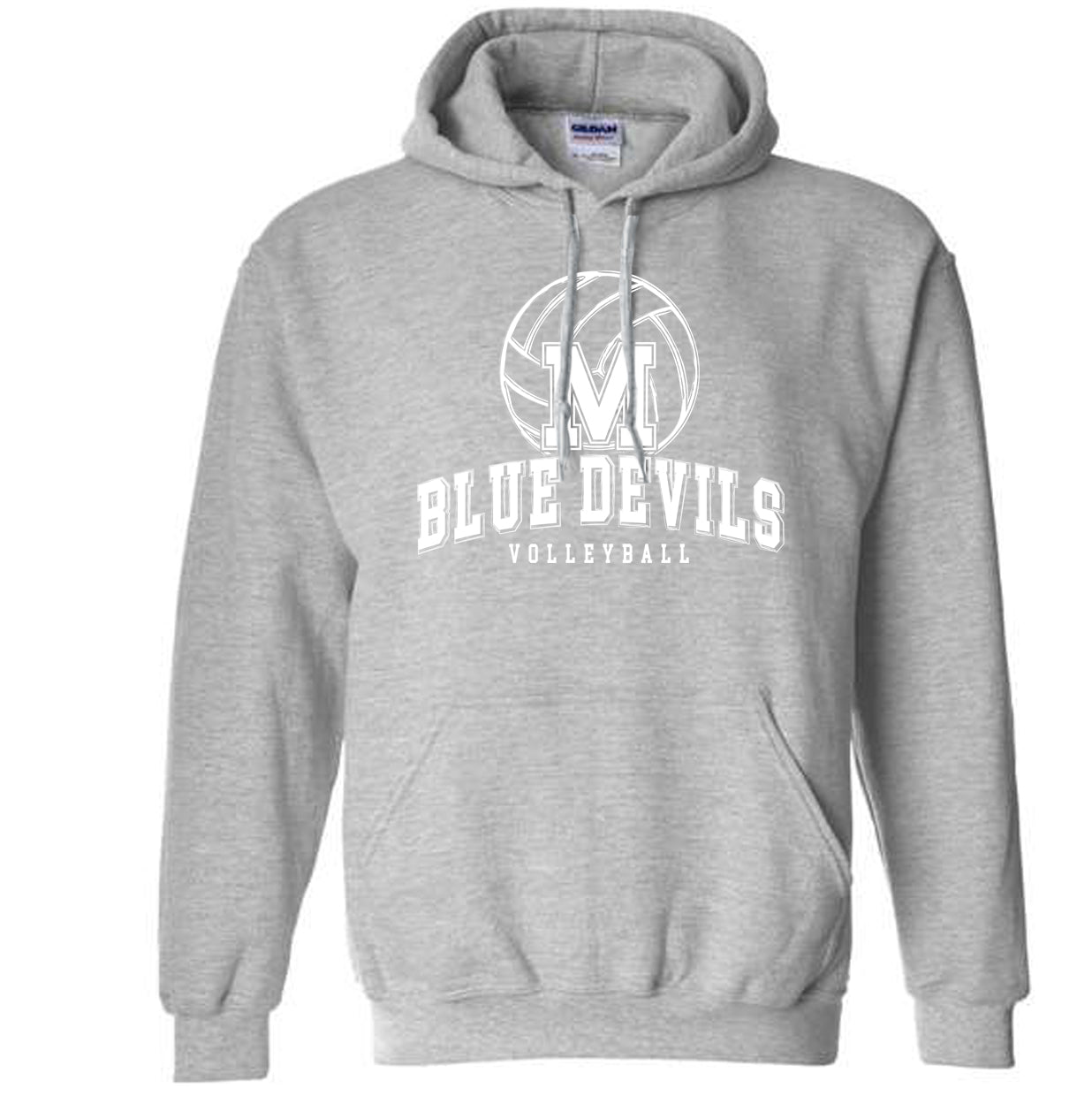 Blue Devil Volleyball - Heavyweight Hoodie