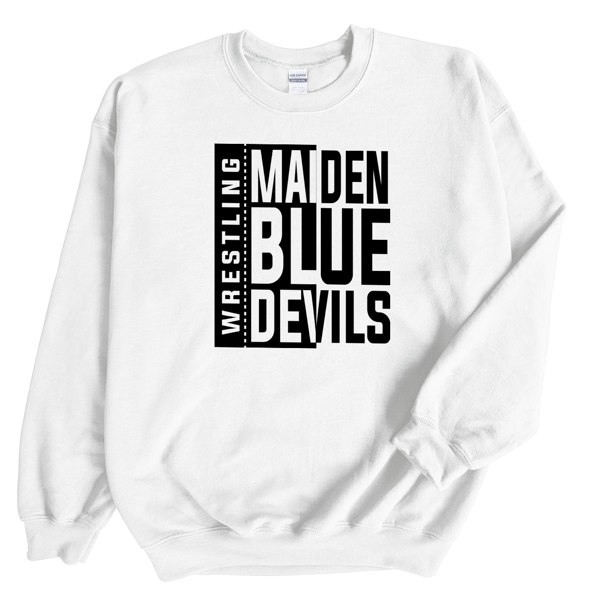 Maiden Wrestling Block - Crewneck Sweatshirt