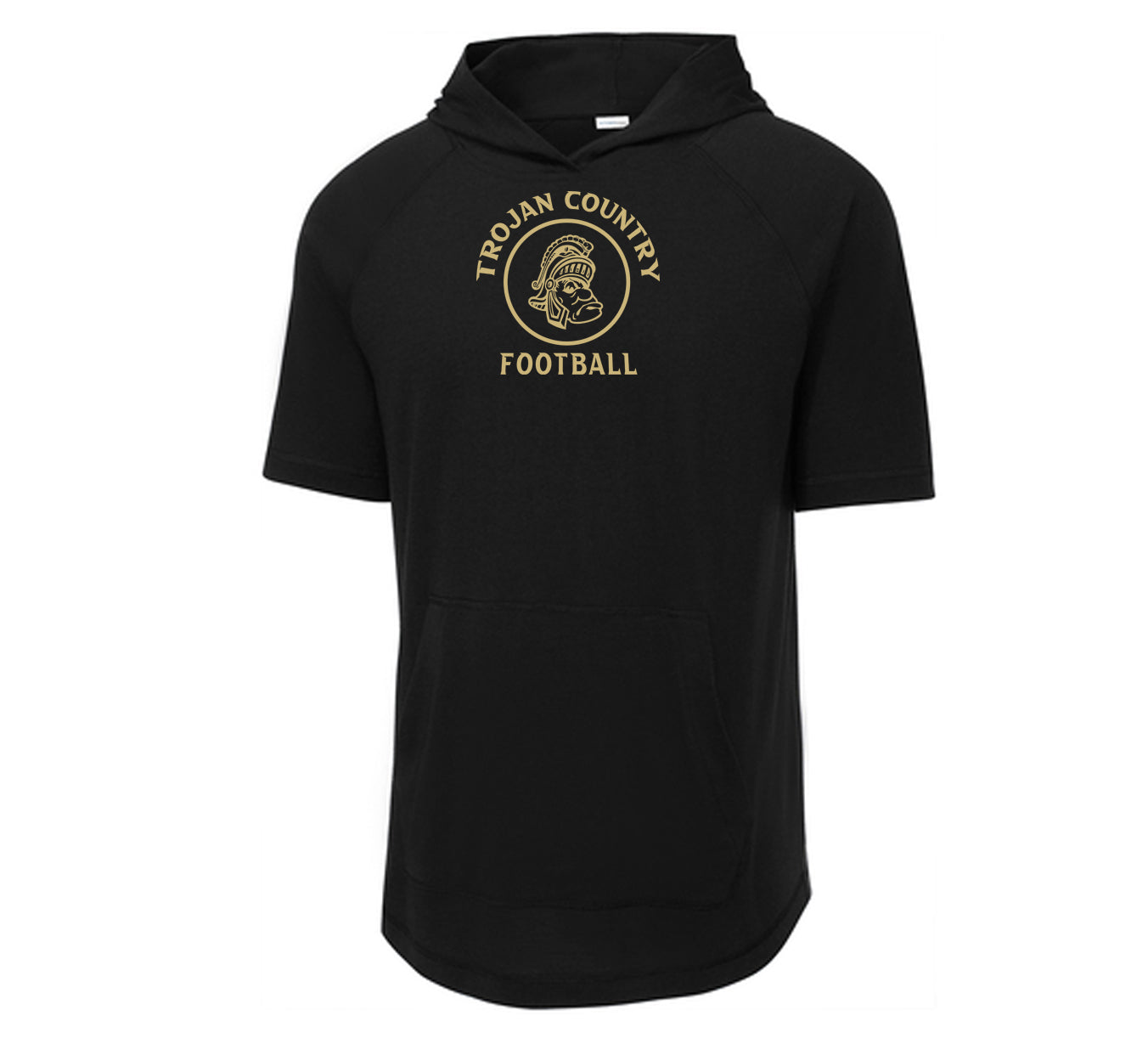 Trojan Country Circle - Performance Short Sleeve Hooded Tee