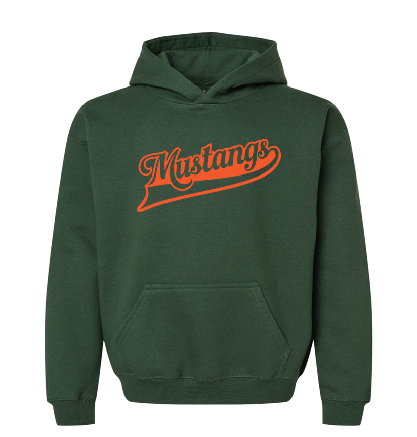 East Lincoln Mustangs O - Heavyweight Hoodie