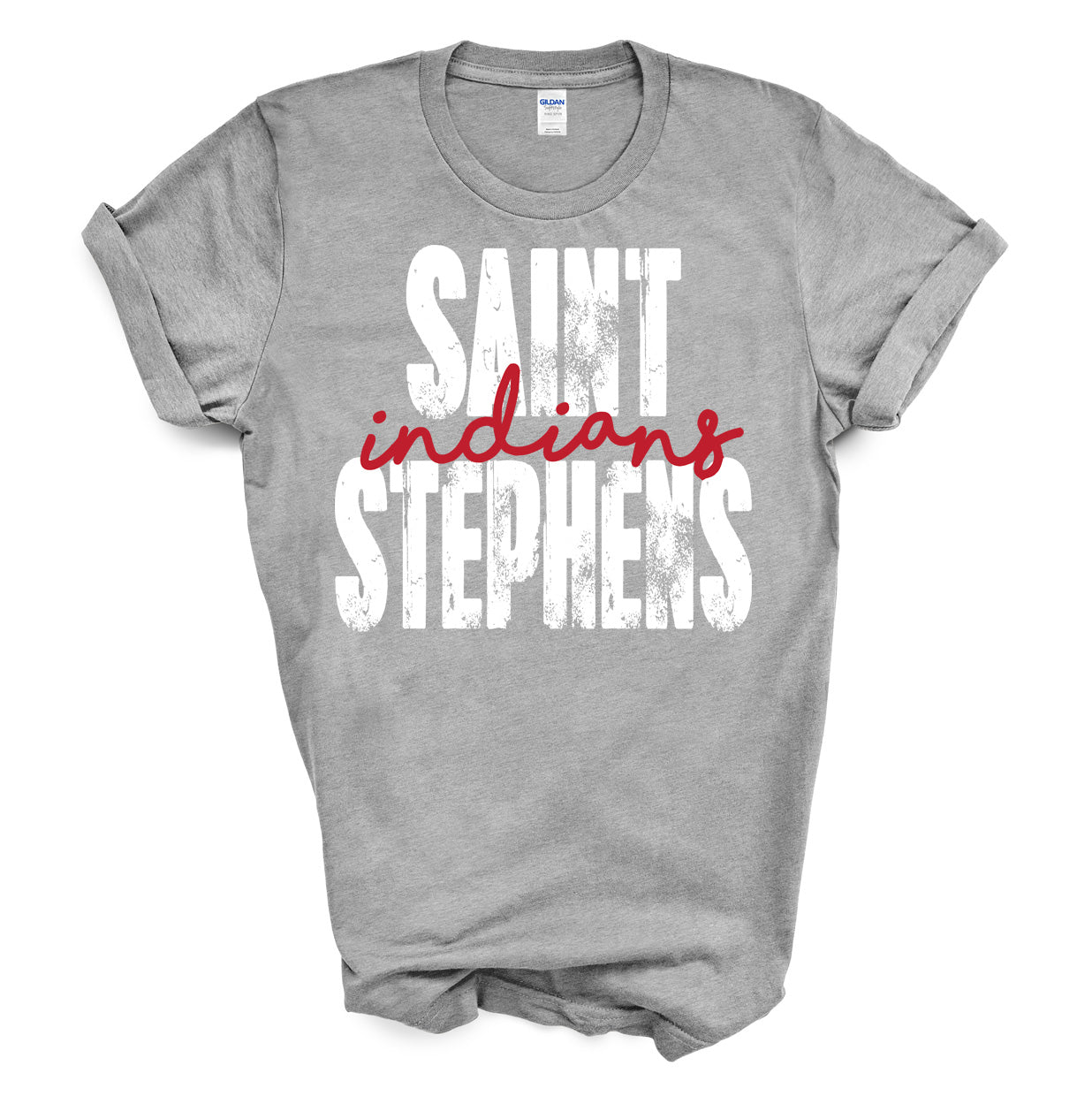 St. Stephens Distressed - Short Sleeve Tee