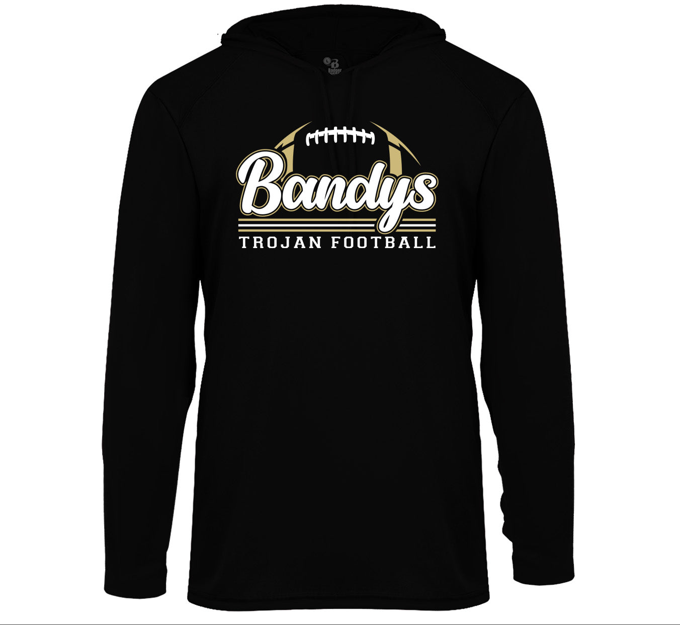 Bandys Football - YOUTH Performance Long Sleeve Hooded Tee