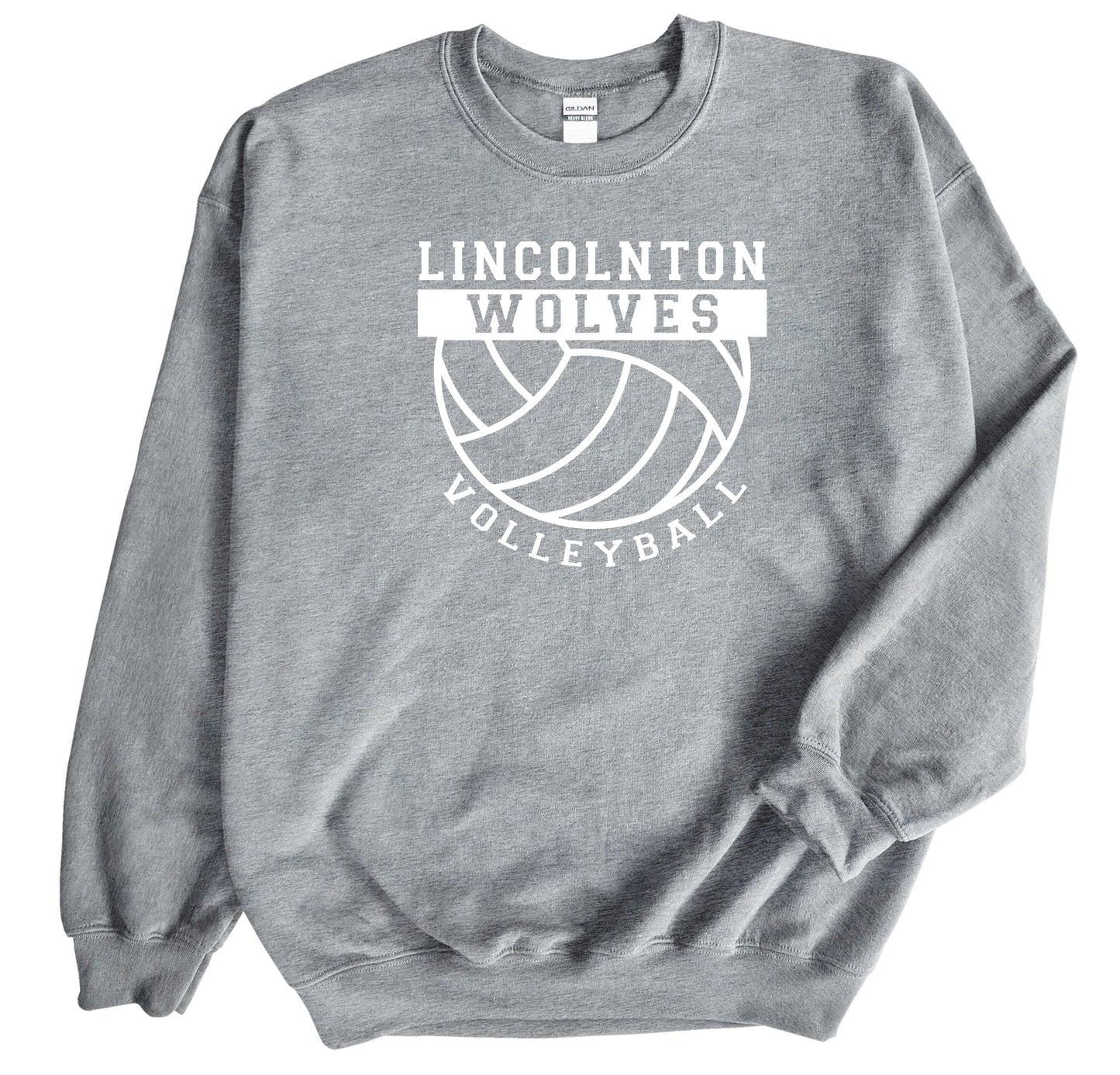 Lincolnton Volleyball - Crewneck Sweatshirt