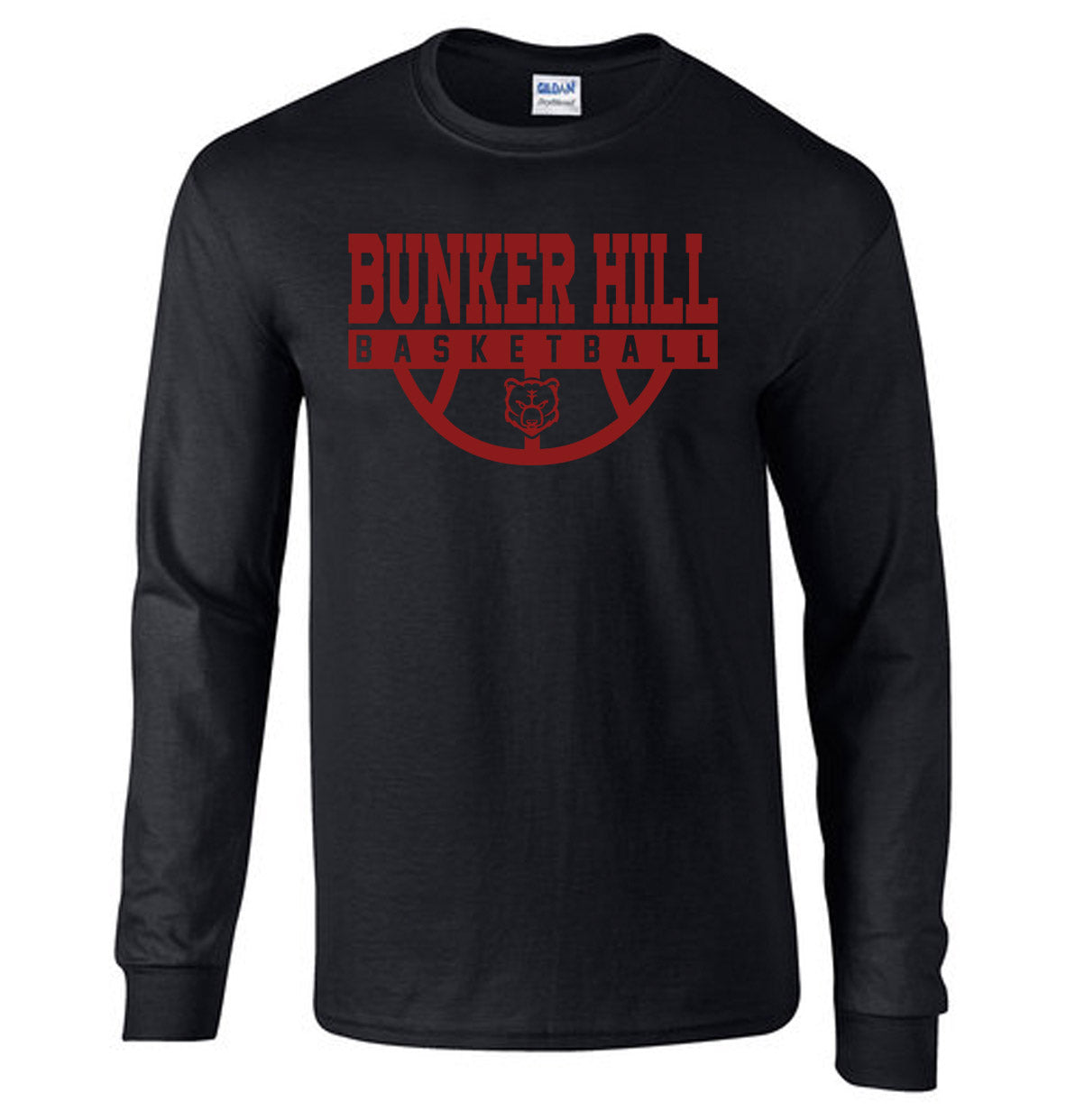 Bunker Hill Half Basketball - Long Sleeve Tee