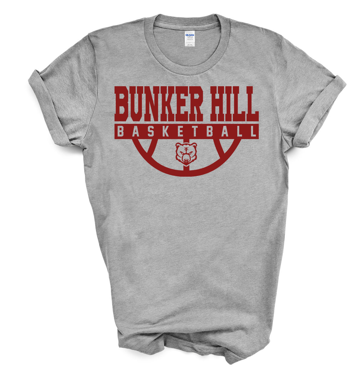 Bunker Hill Half Basketball - YOUTH Short Sleeve Tee