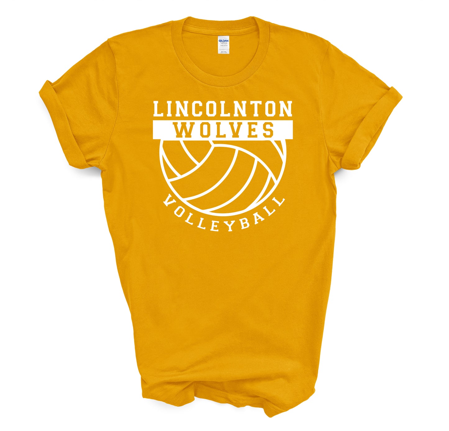 Lincolnton Volleyball - PERSONALIZED Short Sleeve Tee
