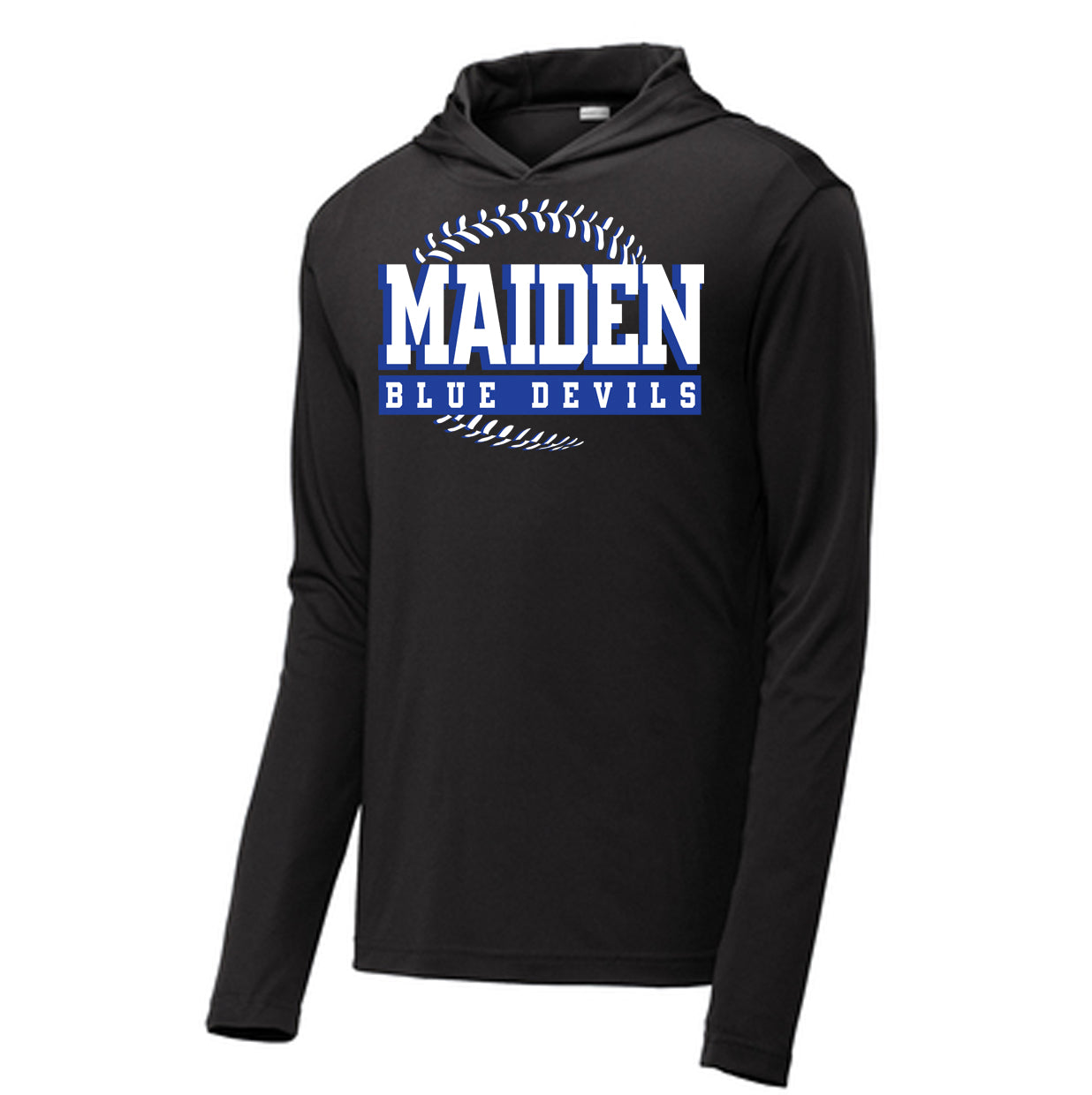 Maiden Laces - Performance Hooded Long Sleeve Tee