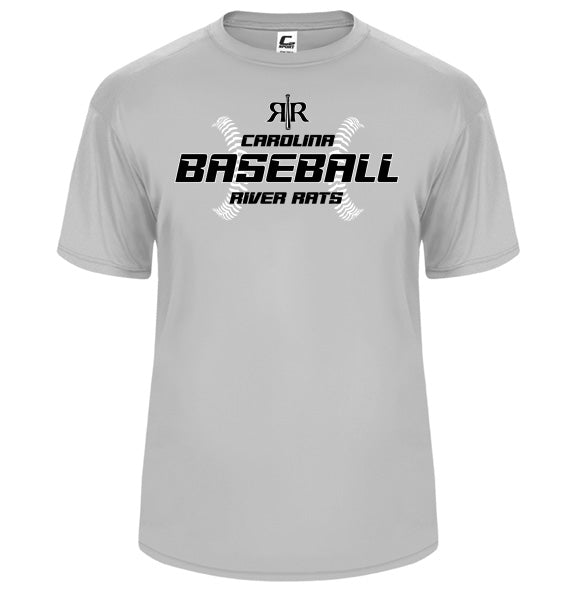 Carolina River Rats Laces - YOUTH Performance Short Sleeve Tee