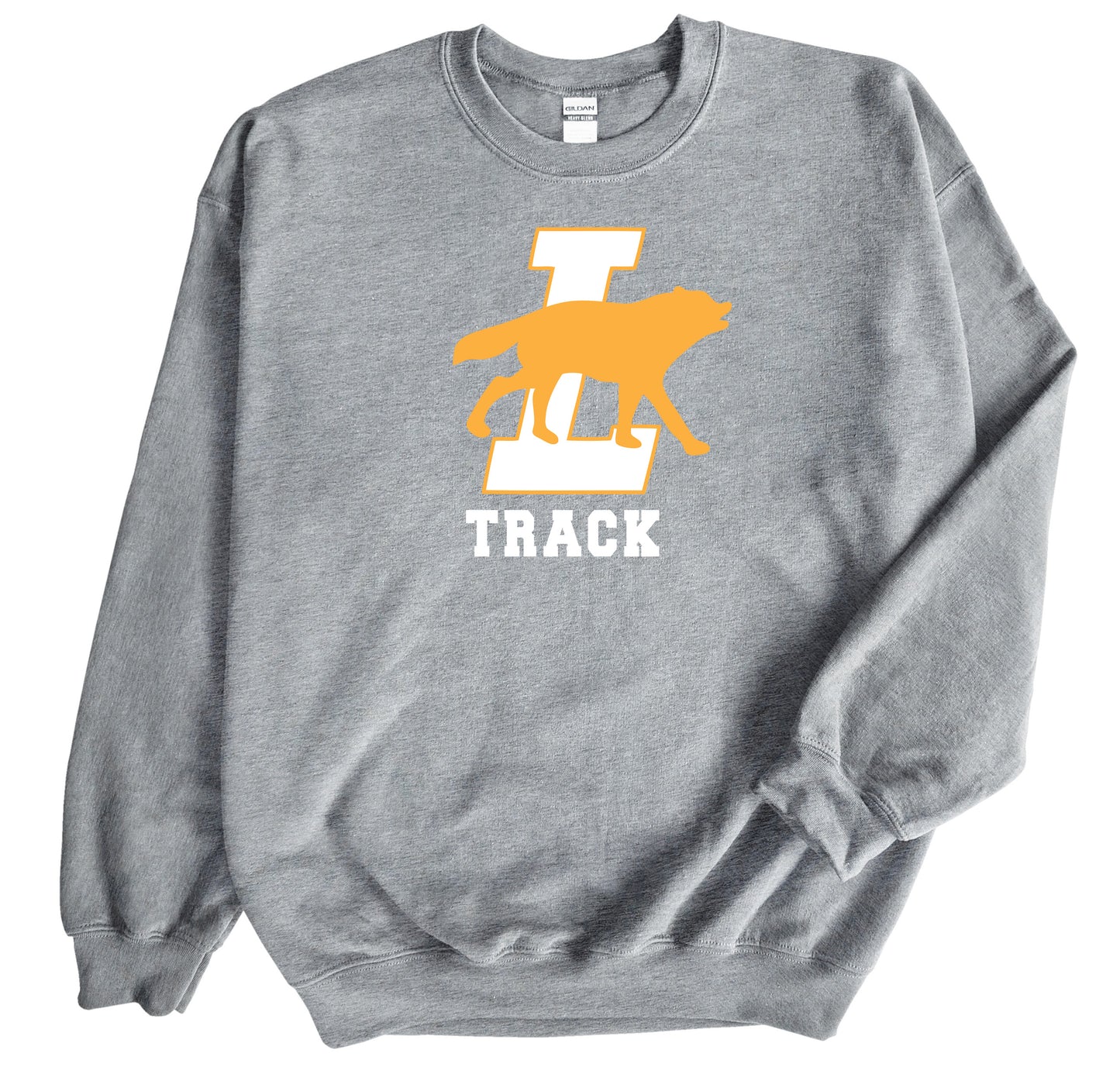 Lincolnton Track Logo - Crewneck Sweatshirt