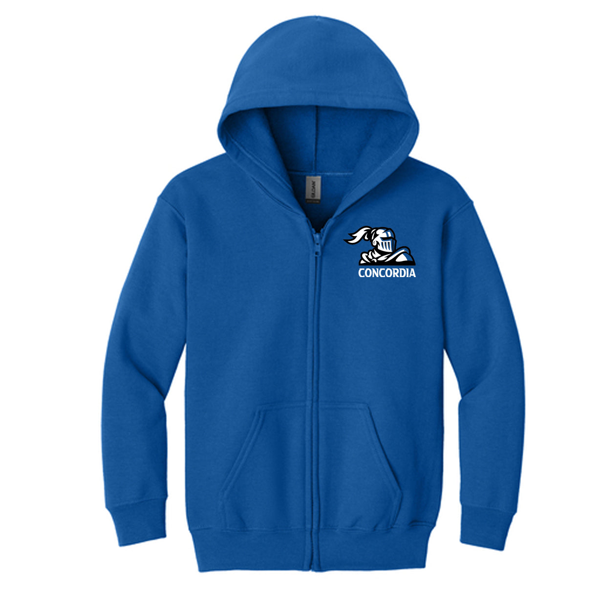 Concordia Logo - YOUTH Full Zip Hooded Jacket