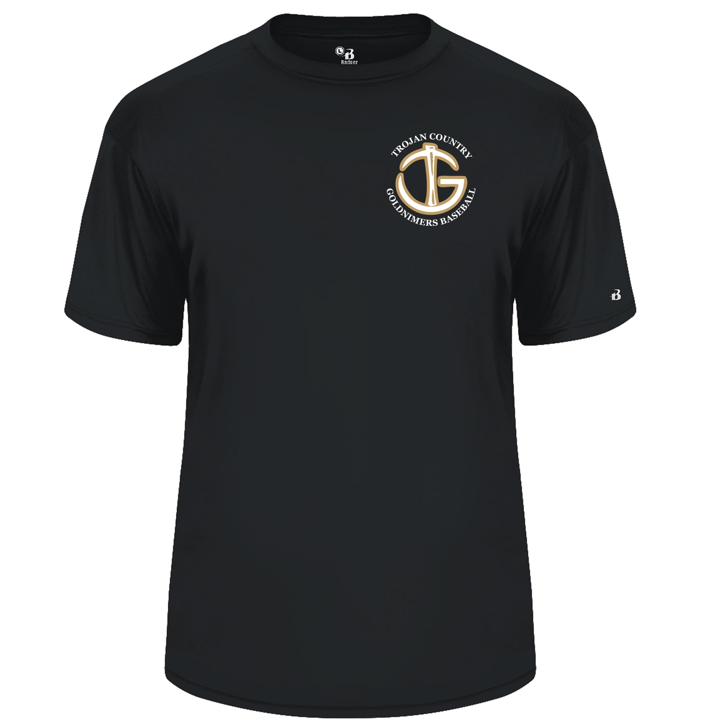 Goldminers Logo - Performance Short Sleeve Tee