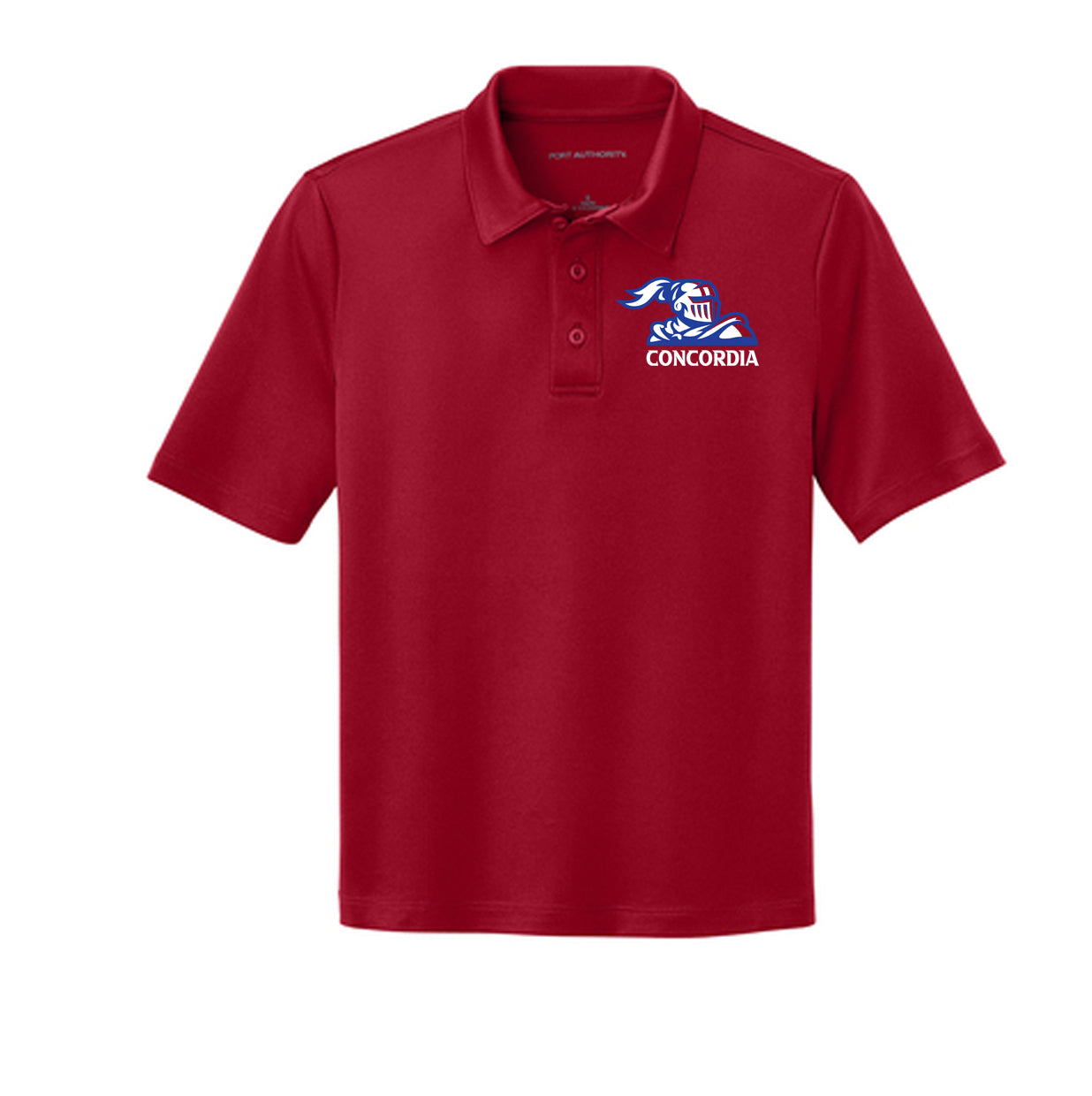 Concordia Logo - YOUTH Performance Polo