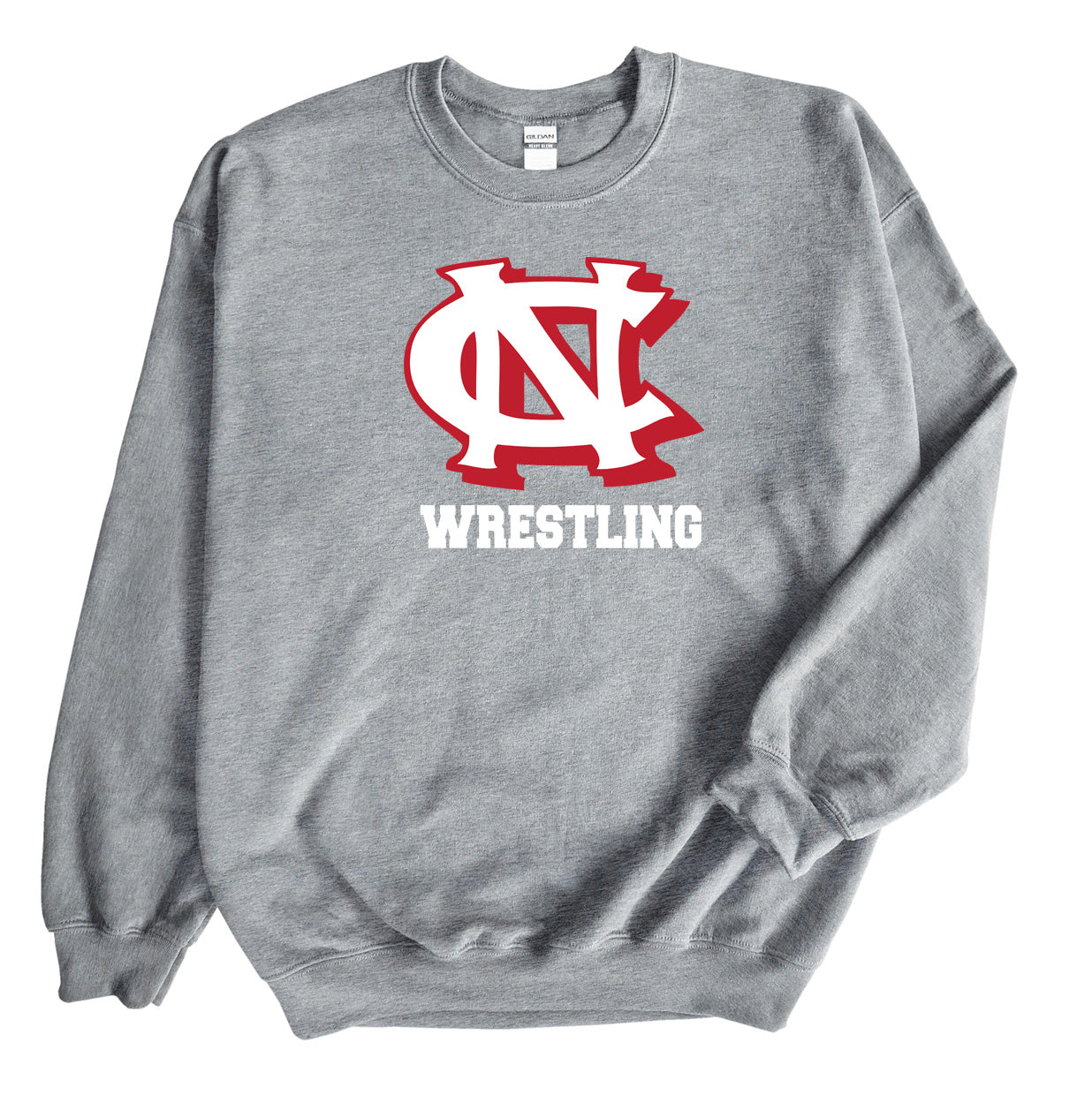 Newton Conover Wrestling - Crewneck Sweatshirt