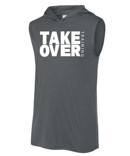 Take Over Training - Performance Hooded Sleeveless Tee