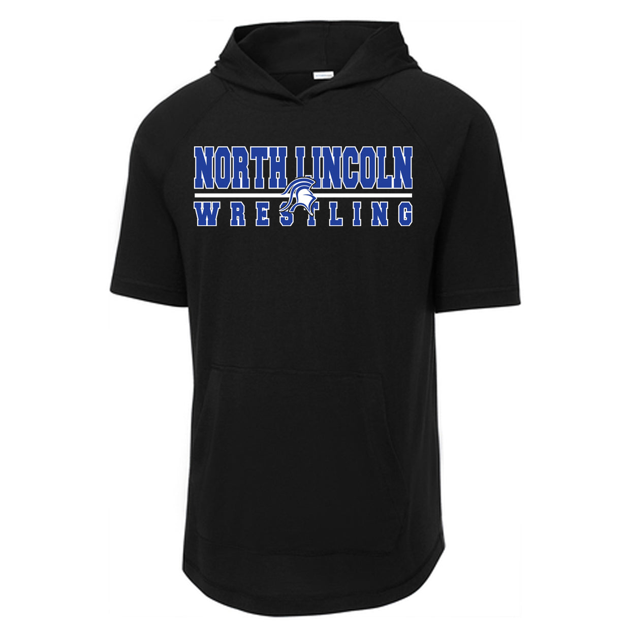North Lincoln Wrestling - Performance Short Sleeve Hooded Tee