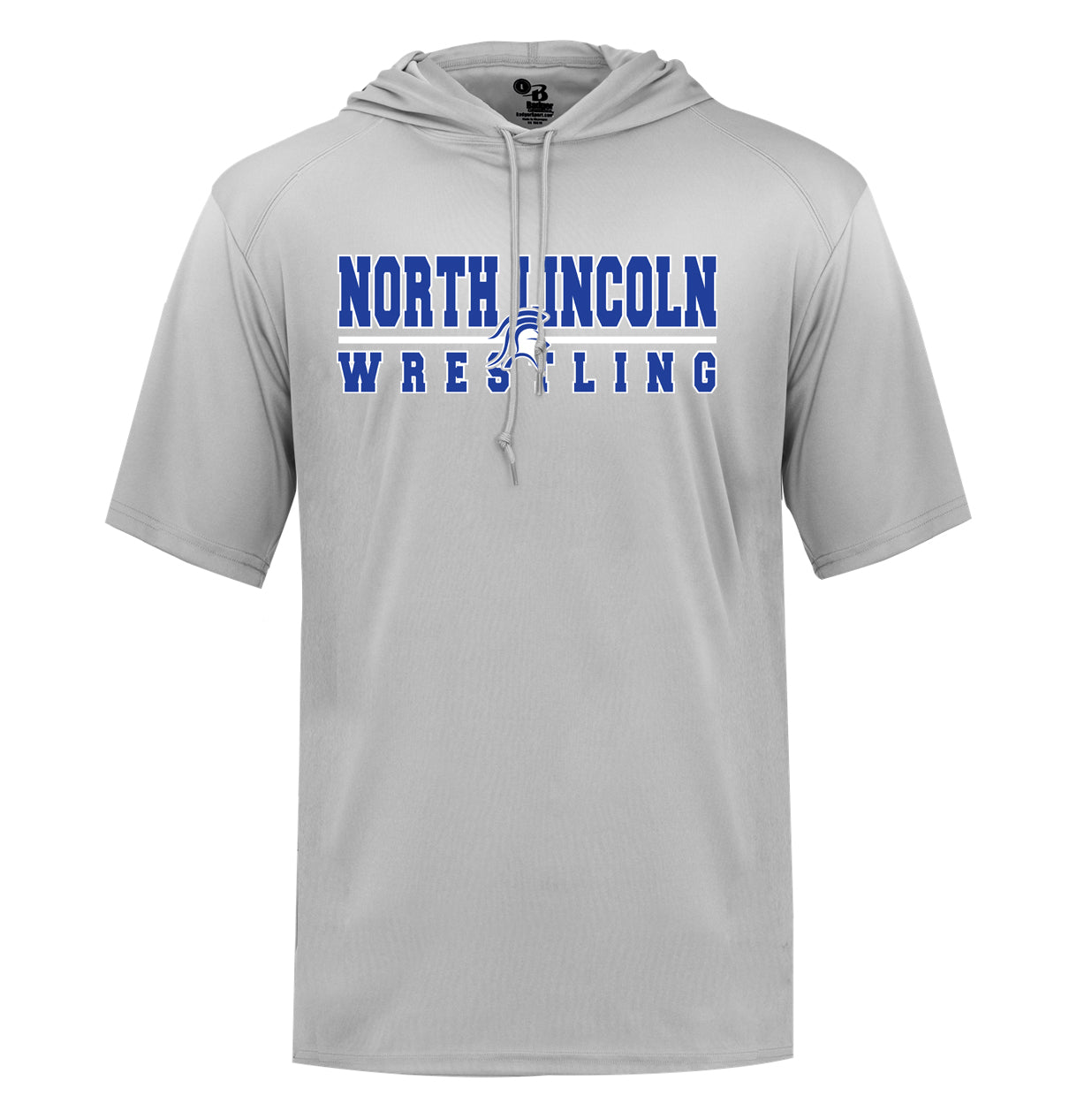 North Lincoln Wrestling - Performance Short Sleeve Hooded Tee