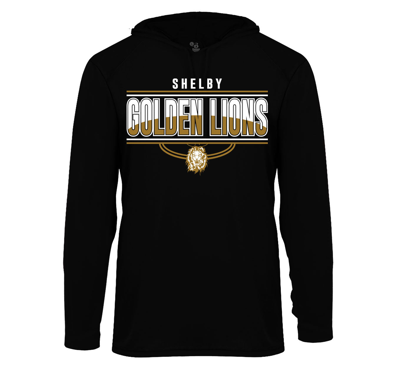 Shelby Wrestling - Performance Long Sleeve Hooded Tee