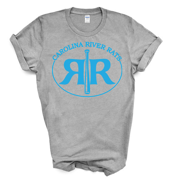 Carolina River Rats Oval Design - Short Sleeve Tee