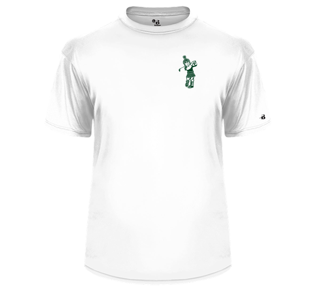 Trojan Golfer Logo - Performance Short Sleeve Tee