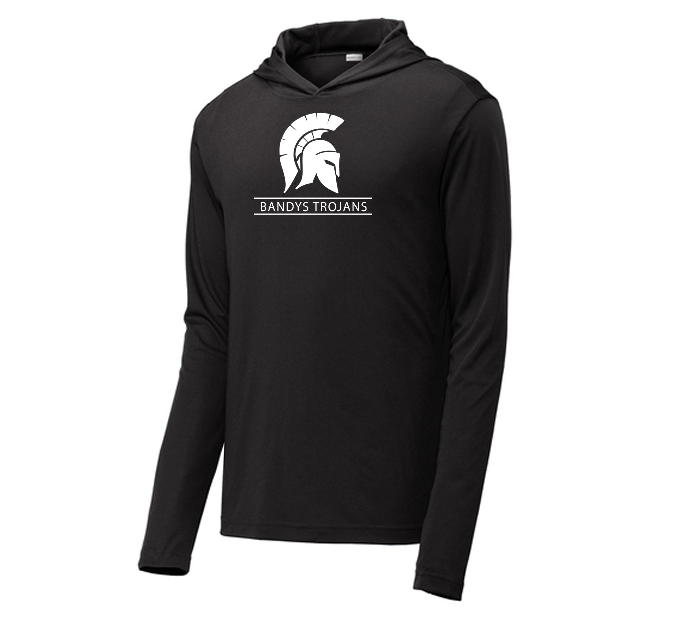 Bandys Trojans - Performance Long Sleeve Hooded Tee
