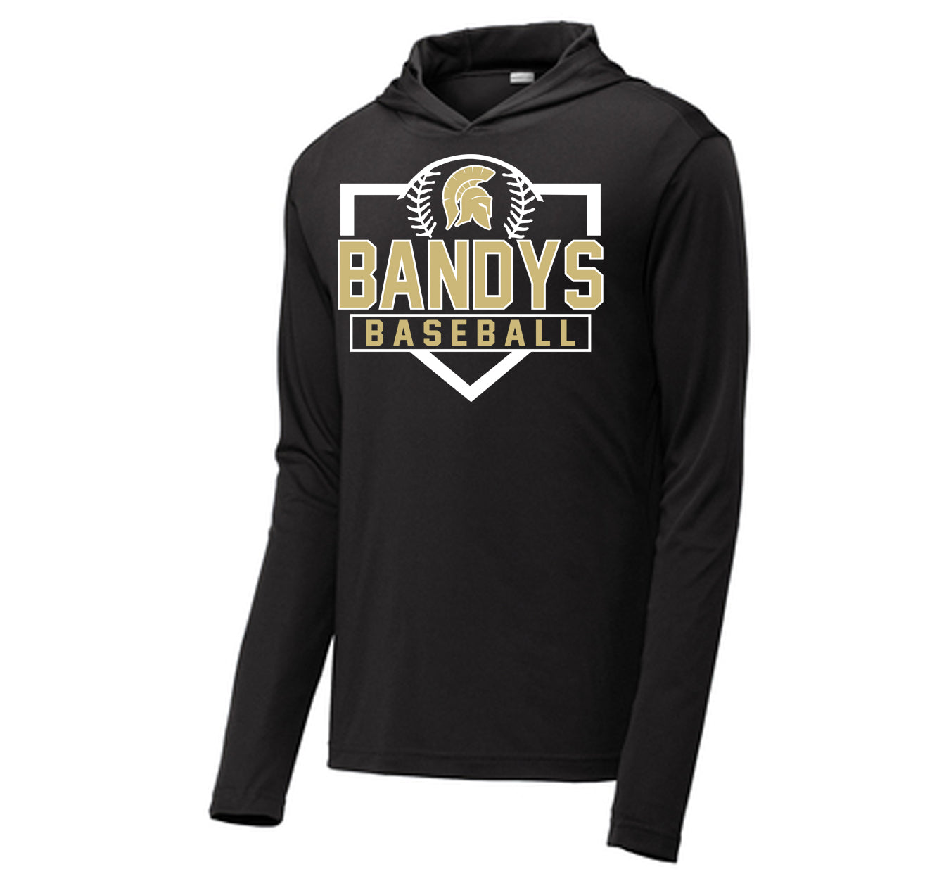 Bandys Baseball - Performance Hooded Long Sleeve Tee