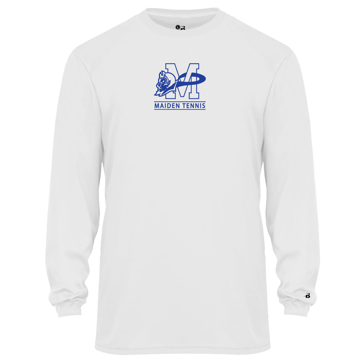 Maiden Tennis Logo - Performance Long Sleeve Tee