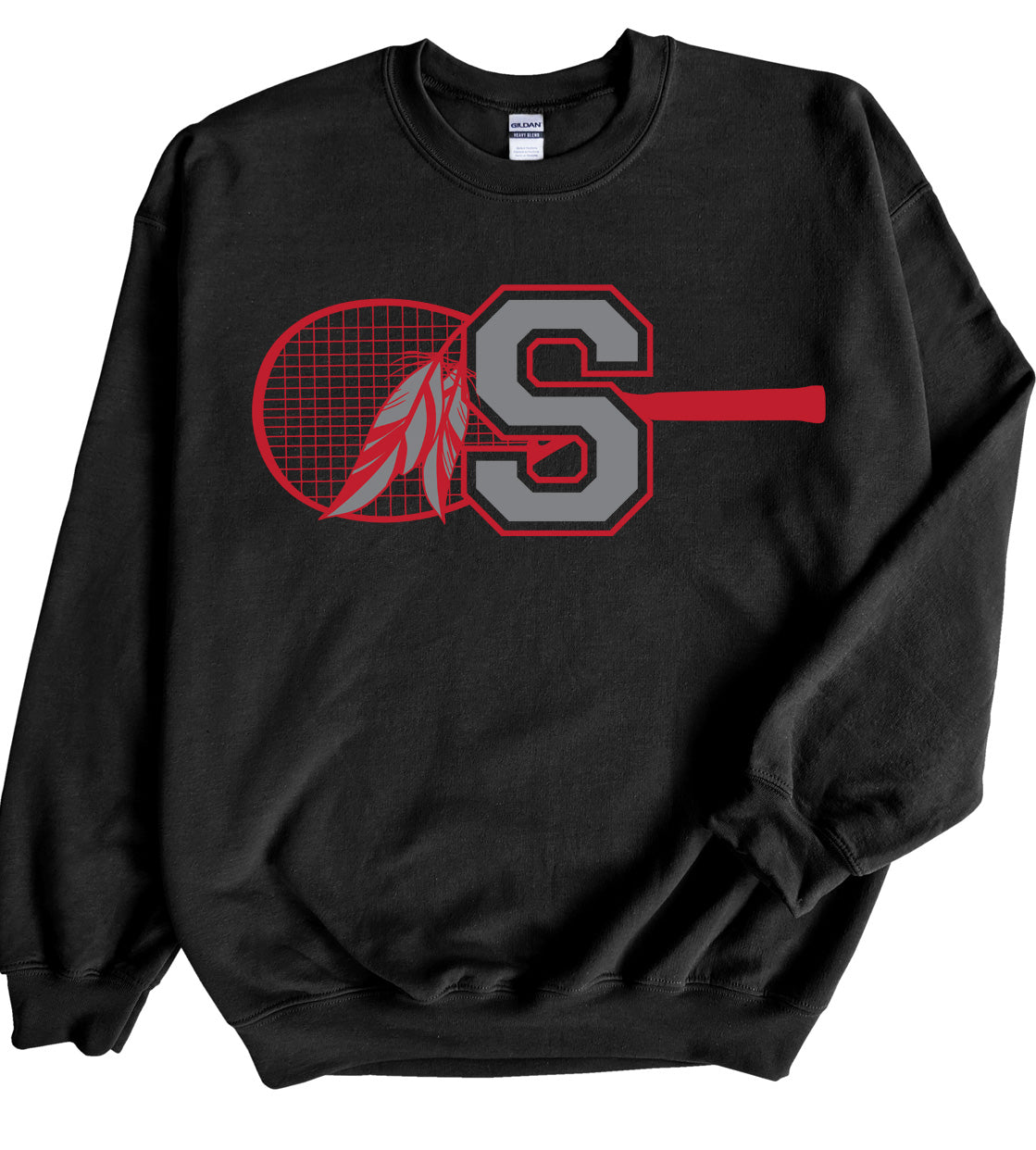 St. Stephens Tennis Design - Crewneck Sweatshirt