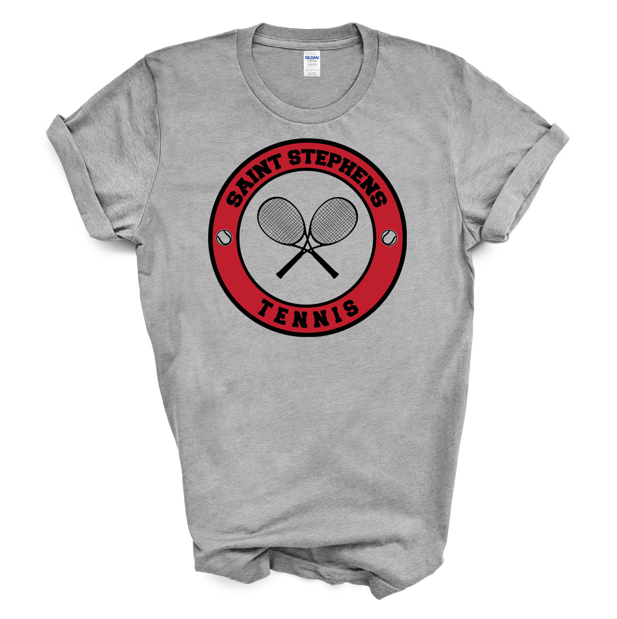 St. Stephens Tennis Seal - Short Sleeve Tee