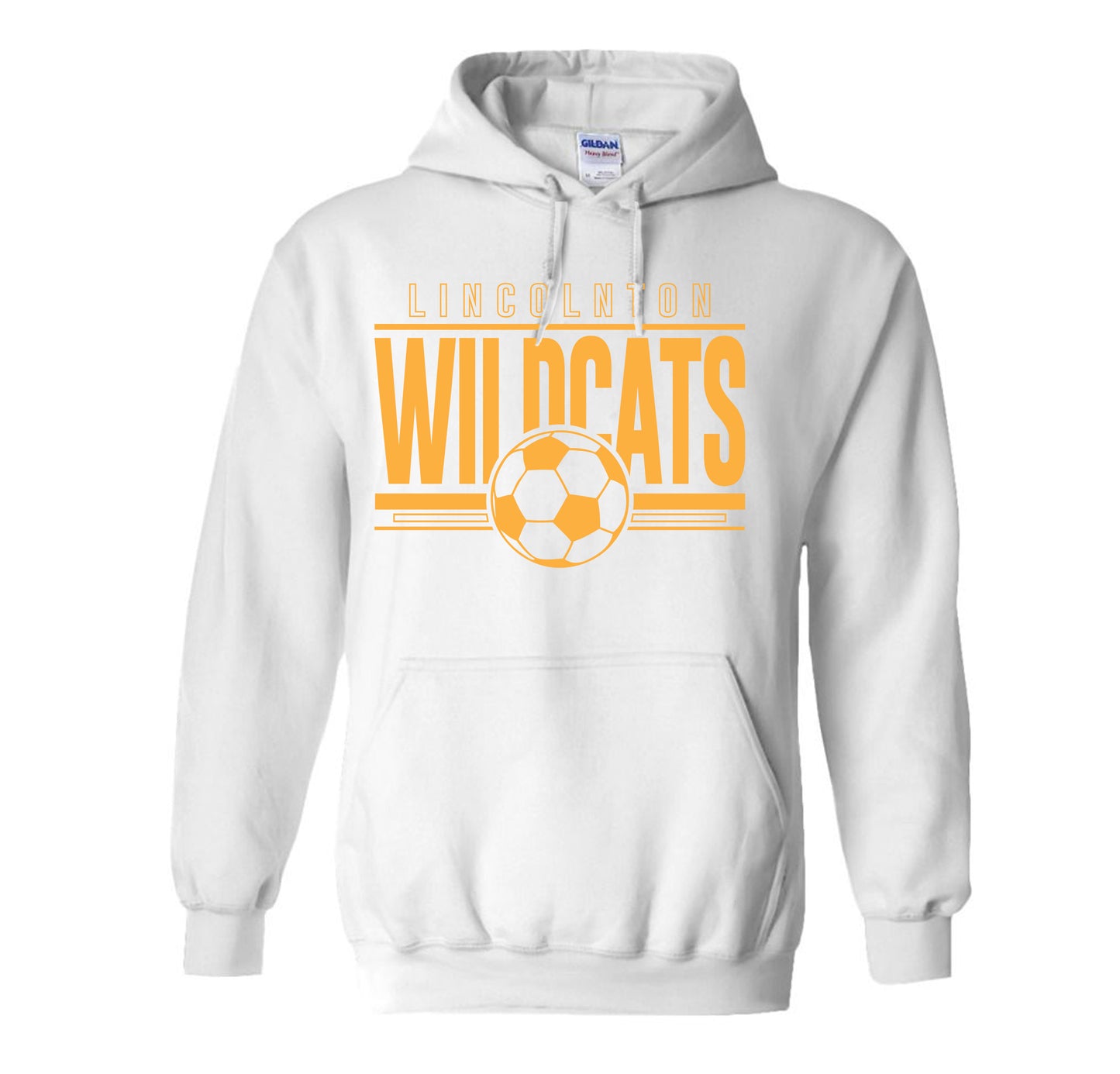 Lincolnton Wildcats Soccer - YOUTH Heavyweight Hoodie