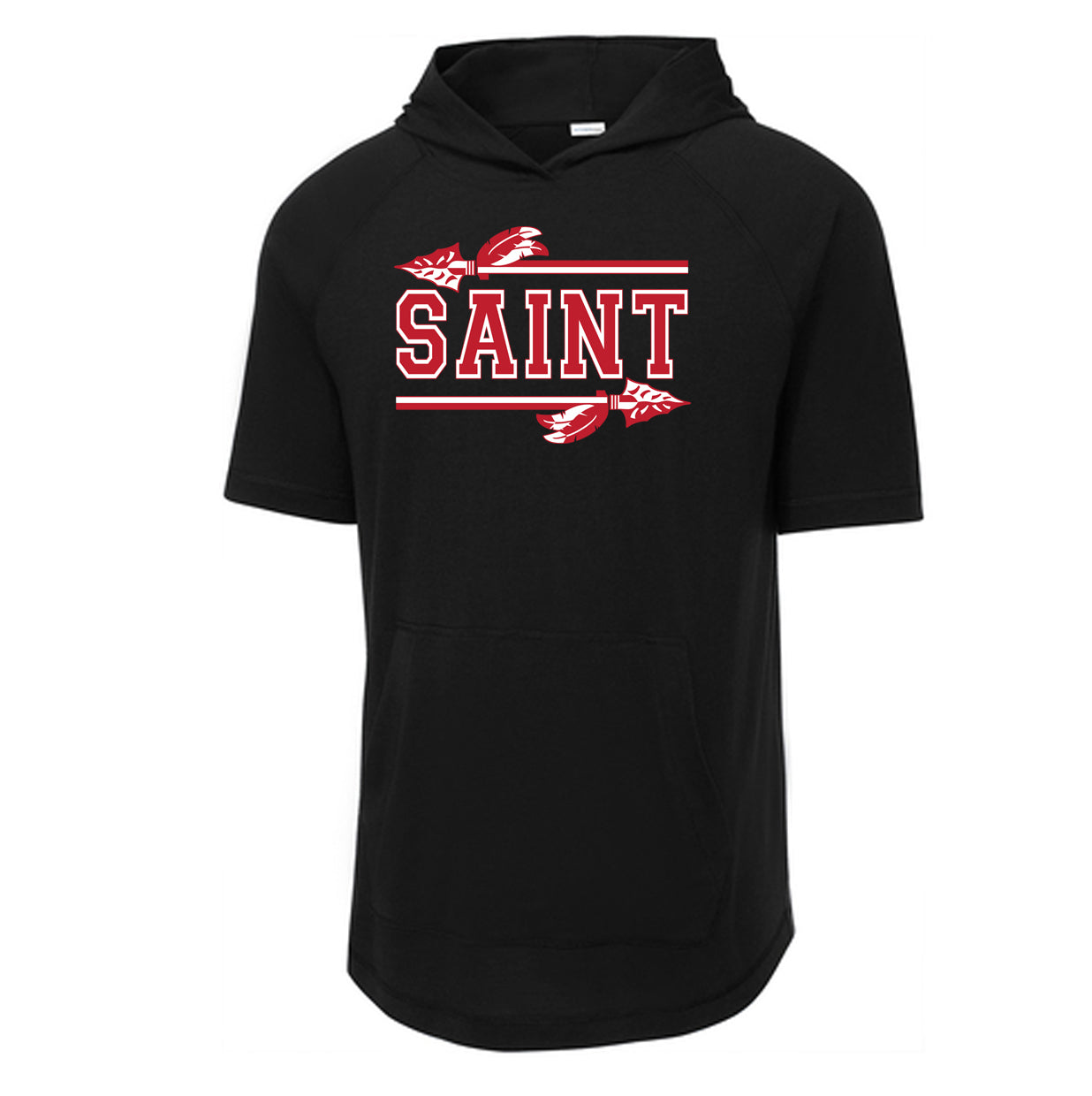 Saint Spears - Performance Short Sleeve Hooded Tee