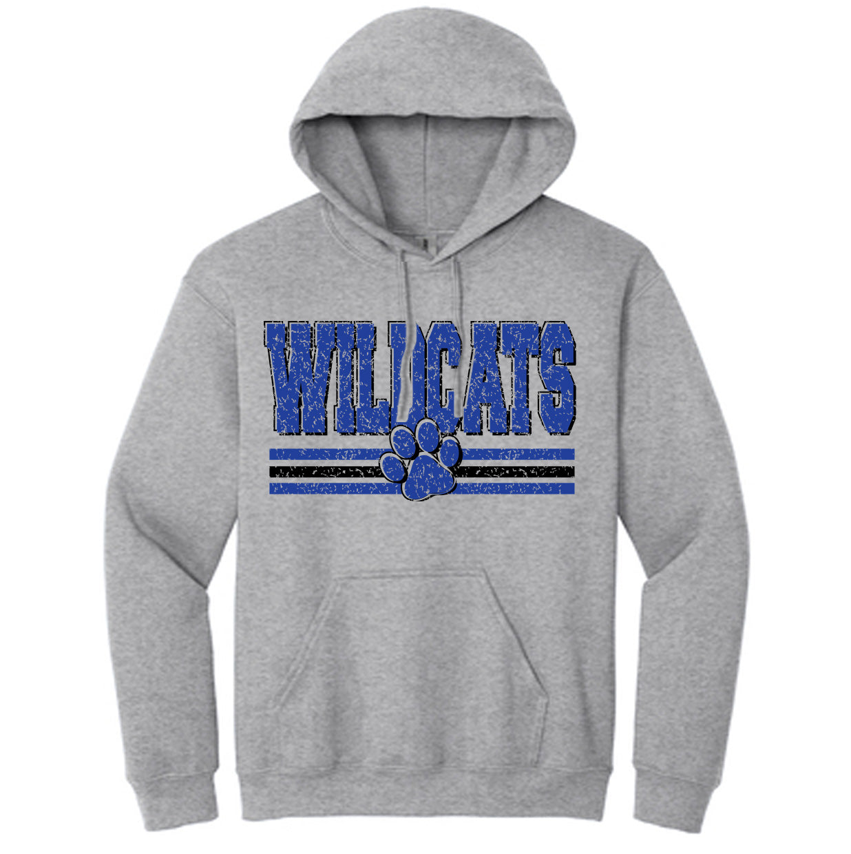 Maiden Wildcats Distressed - Heavyweight Hoodie