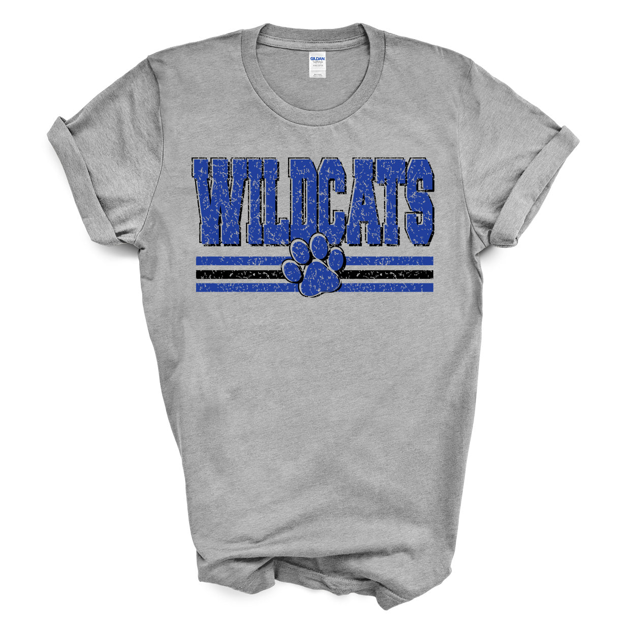 Maiden Wildcats Distressed - Short Sleeve Tee