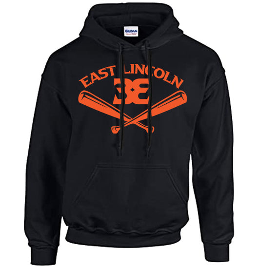 East Lincoln 33 Bats - PERSONALIZED Heavyweight Hoodie