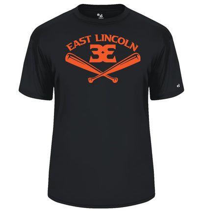 East Lincoln 33 Bats - YOUTH Performance Short Sleeve Tee