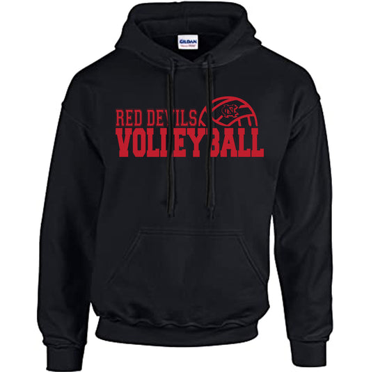 Newton Conover Volleyball Outline - Heavyweight Hoodie