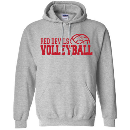Newton Conover Volleyball Outline - Heavyweight Hoodie