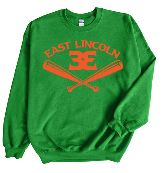 East Lincoln 33 Bats - Crewneck Sweatshirt