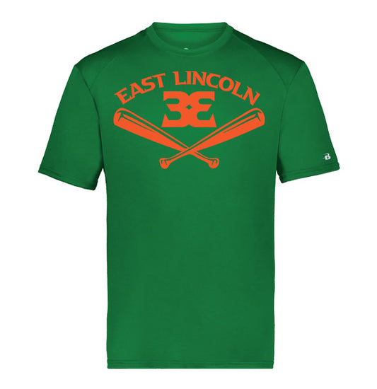 East Lincoln 33 Bats - YOUTH Performance Short Sleeve Tee