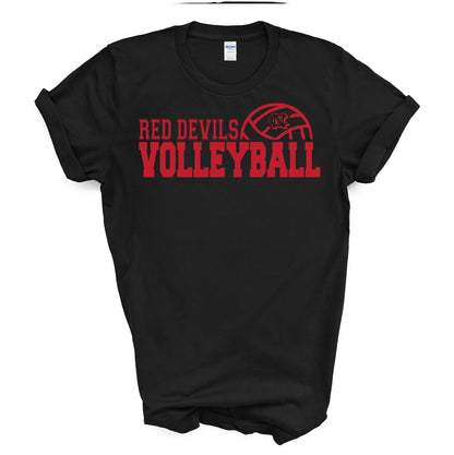 Newton Conover Volleyball Outline - Short Sleeve Tee