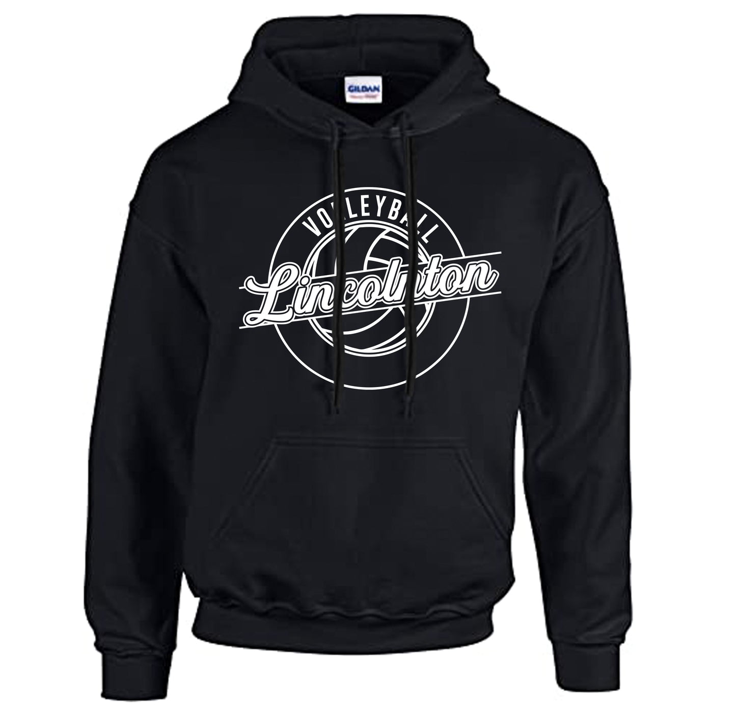 Cursive Lincolnton Volleyball - YOUTH Heavyweight Hoodie