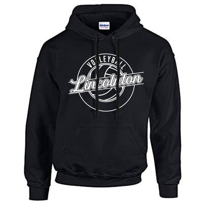 Cursive Lincolnton Volleyball - YOUTH Heavyweight Hoodie