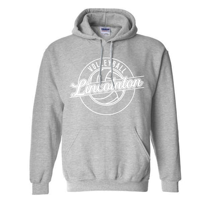 Cursive Lincolnton Volleyball - YOUTH Heavyweight Hoodie