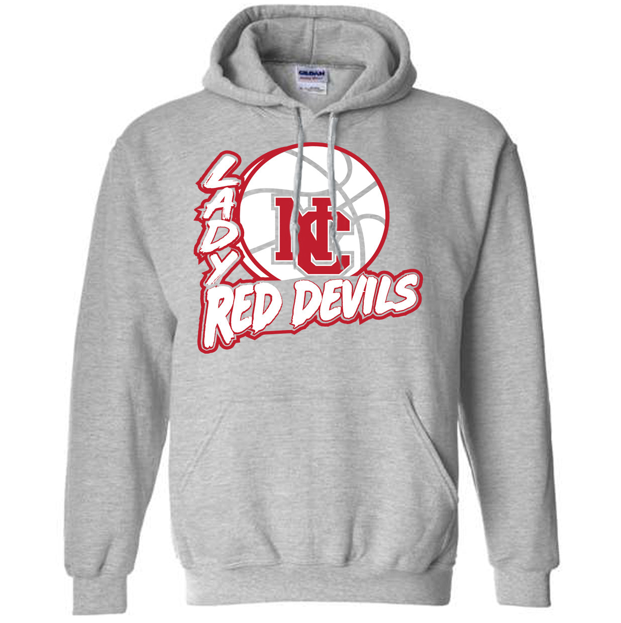 Lady Red Devils Basketball - Heavyweight Hoodie