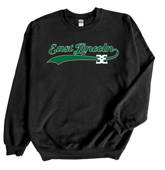 East Lincoln 33 Cursive  - Crewneck Sweatshirt