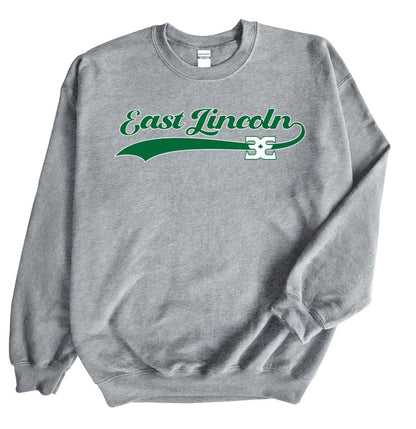 East Lincoln 33 Cursive  - Crewneck Sweatshirt