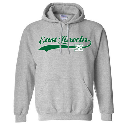 East Lincoln 33 Cursive  - YOUTH Heavyweight Hoodie