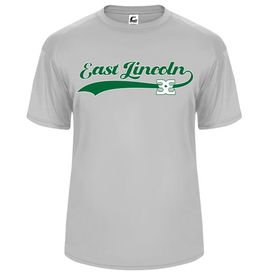 East Lincoln 33 Cursive - Performance Short Sleeve Tee
